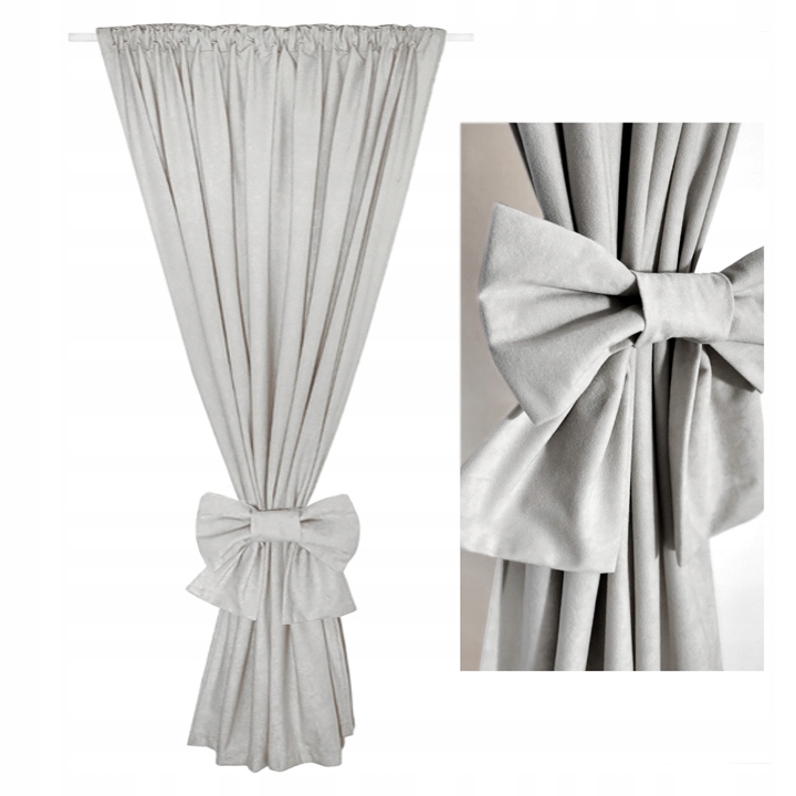 ZASŁONA 200cm + OZDOBA - zasłony, taśma, tunel, żabki, dużo kolorów 145x200 Szerokość produktu 145 cm