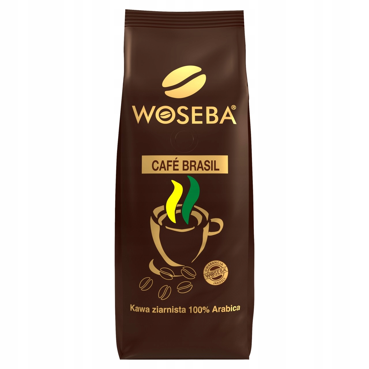 Levně Woseba Café Brasil Káva pražená zrnková 500 g