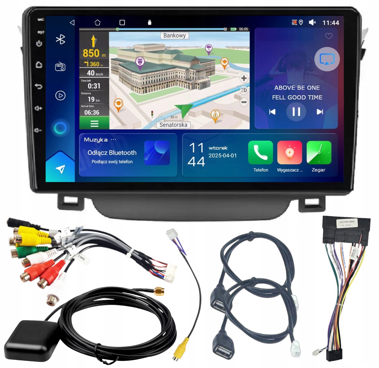 Rádio Navigácia Android Hyundai I30 Elantra 2011-17 Usb Carplay 2GB 64GB