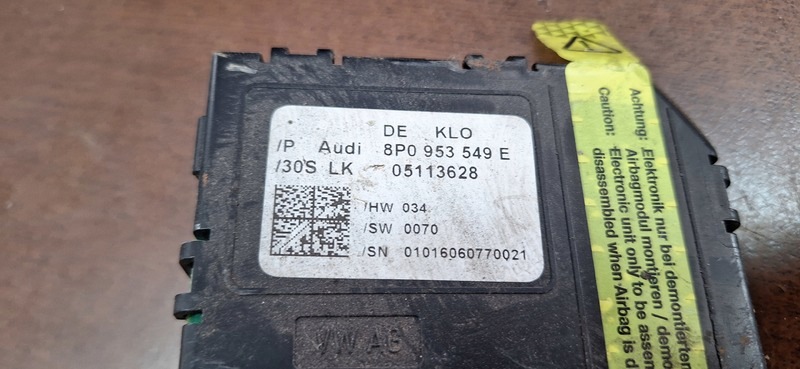 sensor steering AUDI A3 05- 8P0953549E
