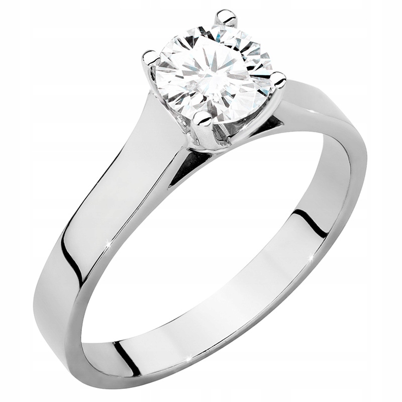 Krásný Zlatý Prstýnek 585 s Briliantem 0,70 ct