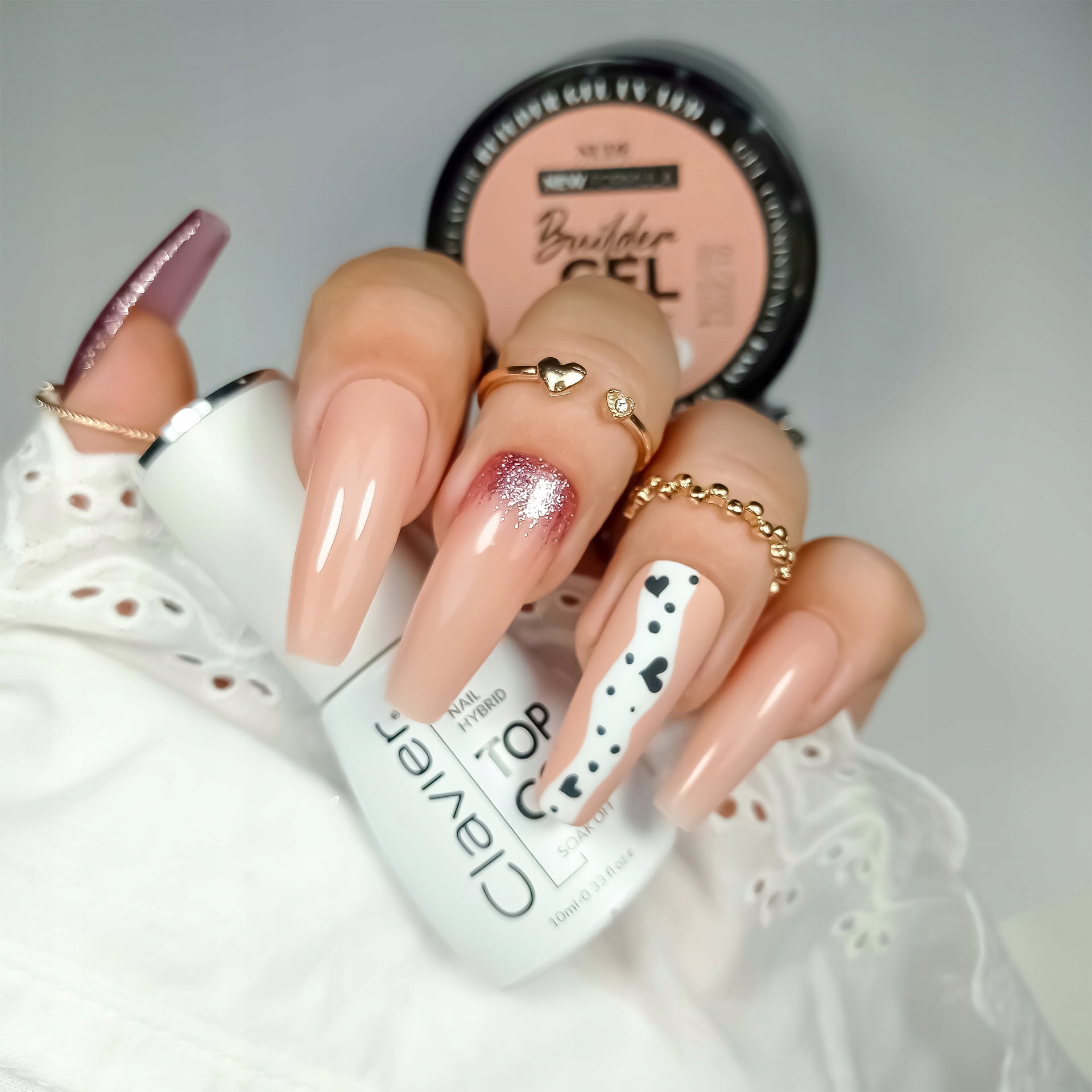 Żel budujący UV/LED Clavier Builder Nude 30ml Marka Clavier