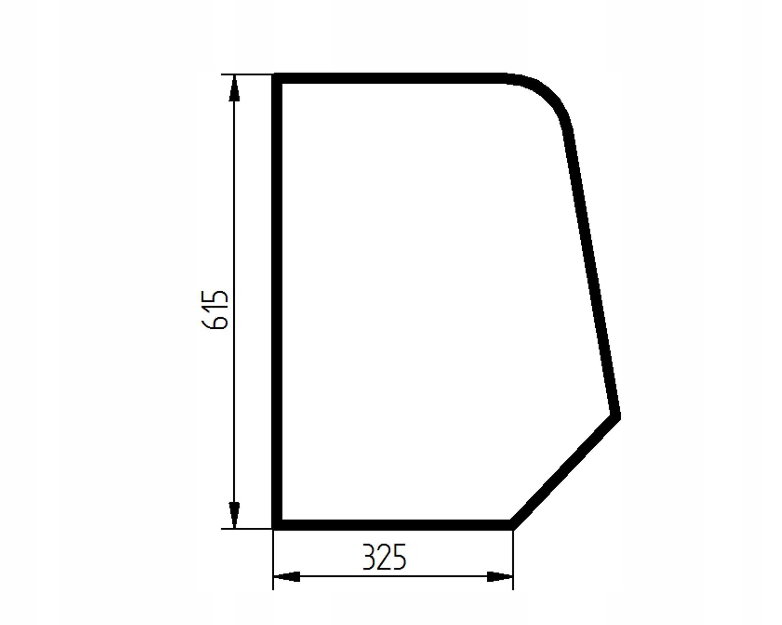 sklo teleskopický nakladač Jcb dveře 827/30430