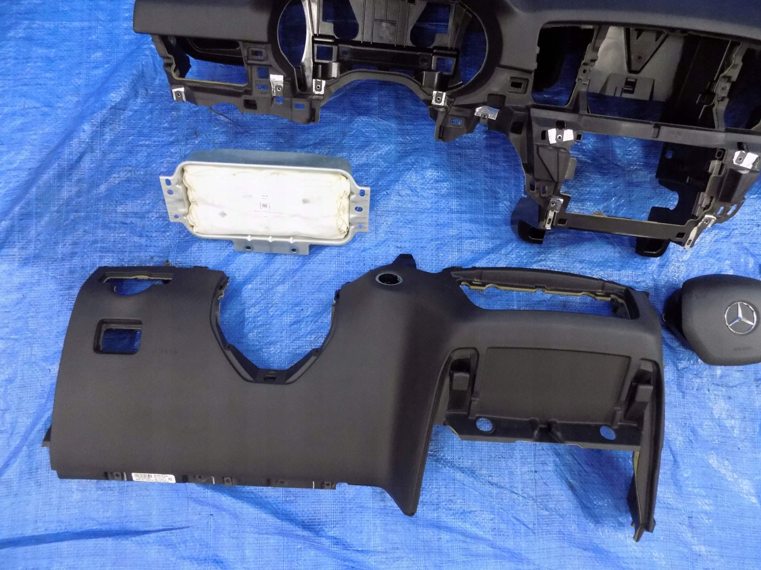 console dashboard panel airbags tension belts MERCEDES ML W166 13R