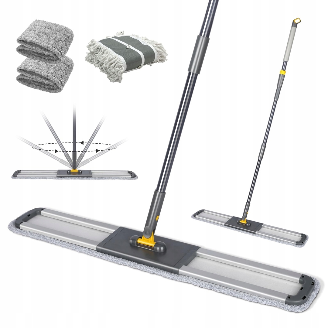 Průmyslový Mop Velký 80 CM, Bavorský, Teleskopický, Profesionální