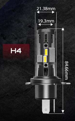 ŻARÓWKI LED RETRIFY RAPIDCOOL MAXXX DUAL FAN H4 CSP LIGHT PRO CANBUS READY Napięcie 12 V