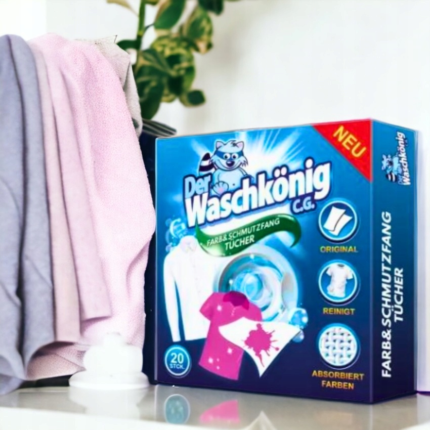 Der Waschkonig Chusteczki Wyłapujące Kolor 20 szt. DE — 7