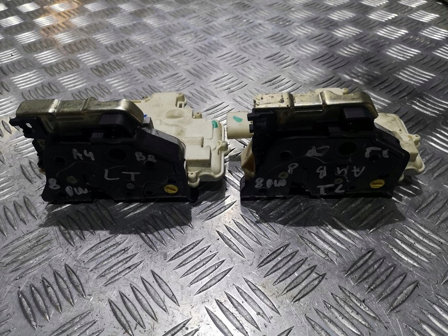 8L0827505, - Замок двери левый задний AUDI A4 A5 8K0839015 8 PIN