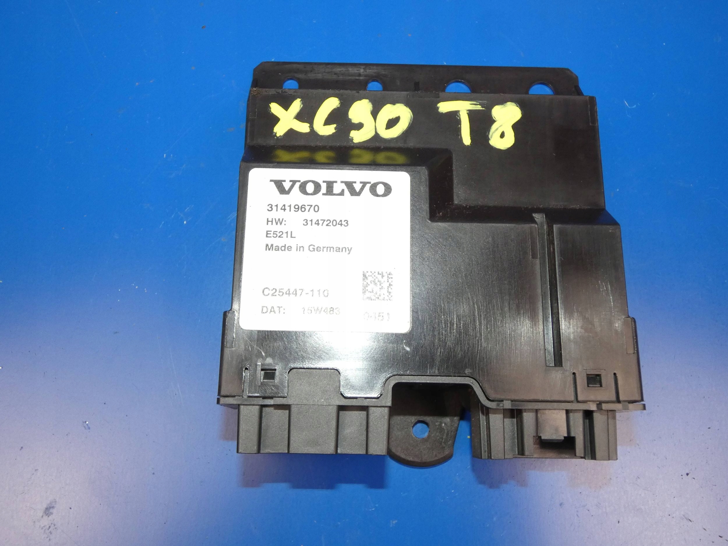 VOLVO XC90 II module control unit bonnet boot