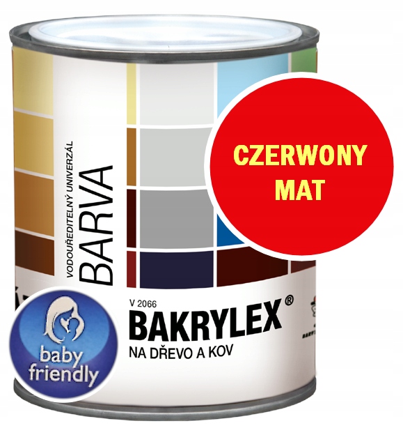 

Bakrylex farba plac zabaw zabawek Mat 0,7 Czerwona