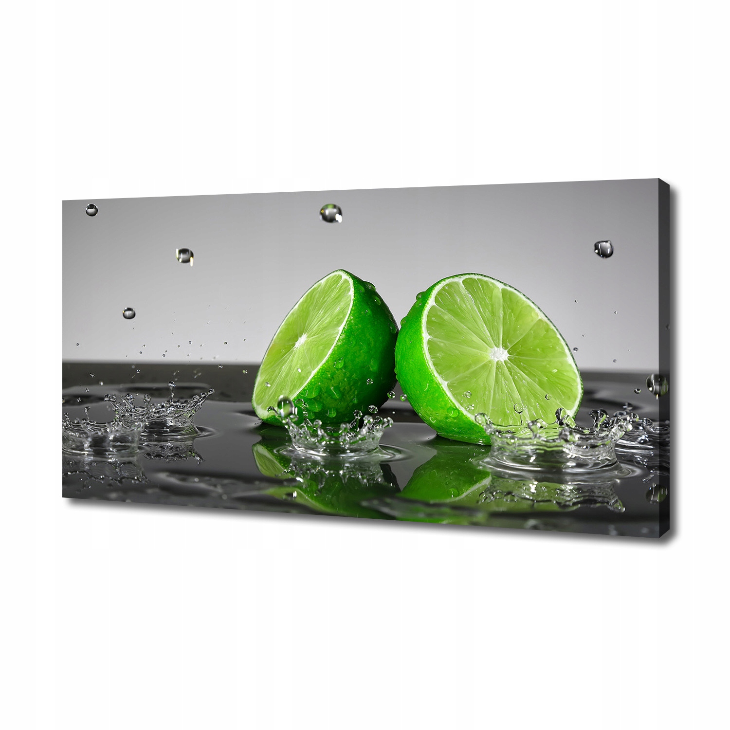 

Foto obraz na płótnie Limonka w wodzie 140x70 cm