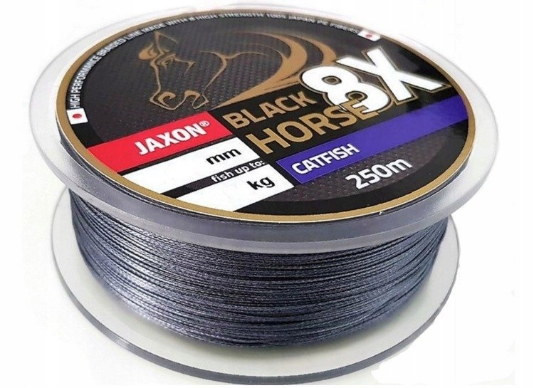 Plecionka Sumowa, Na Suma Black Horse 8X Catfish 0,50 250M