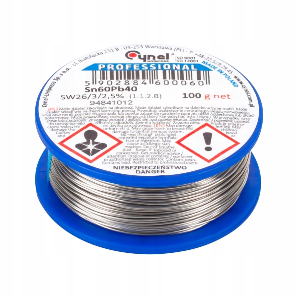 Cyna 1,20mm/100g Sn60Pb40 CYNEL