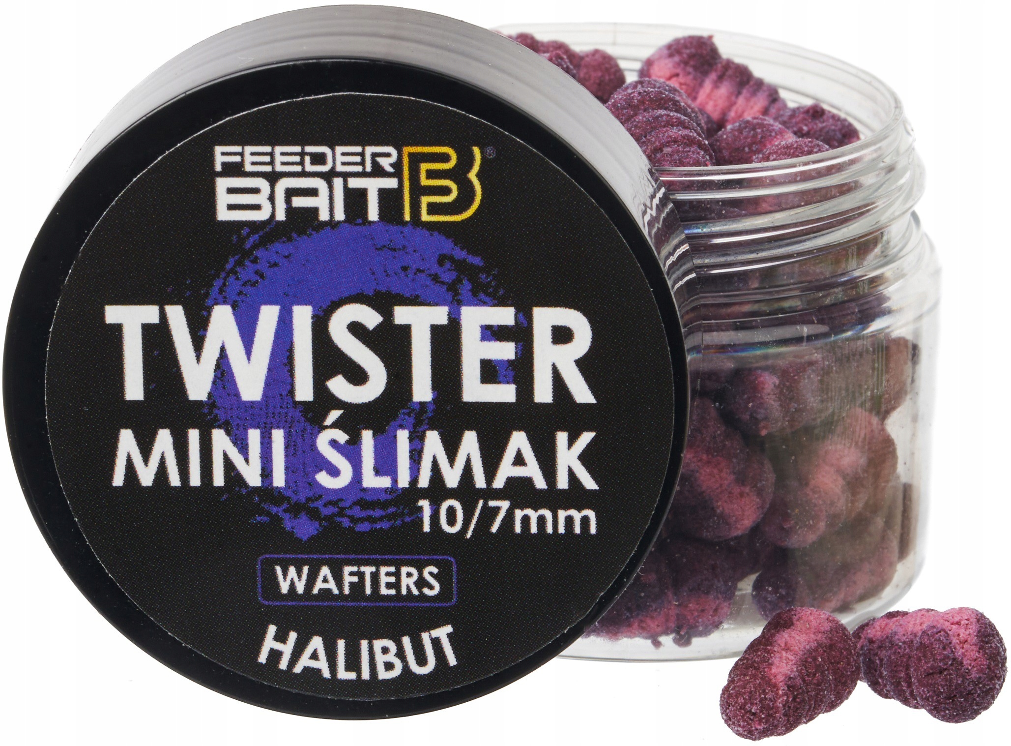 Feeder Bait Mini Ślimak Wafters Halibut Duo Color 10/7 mm