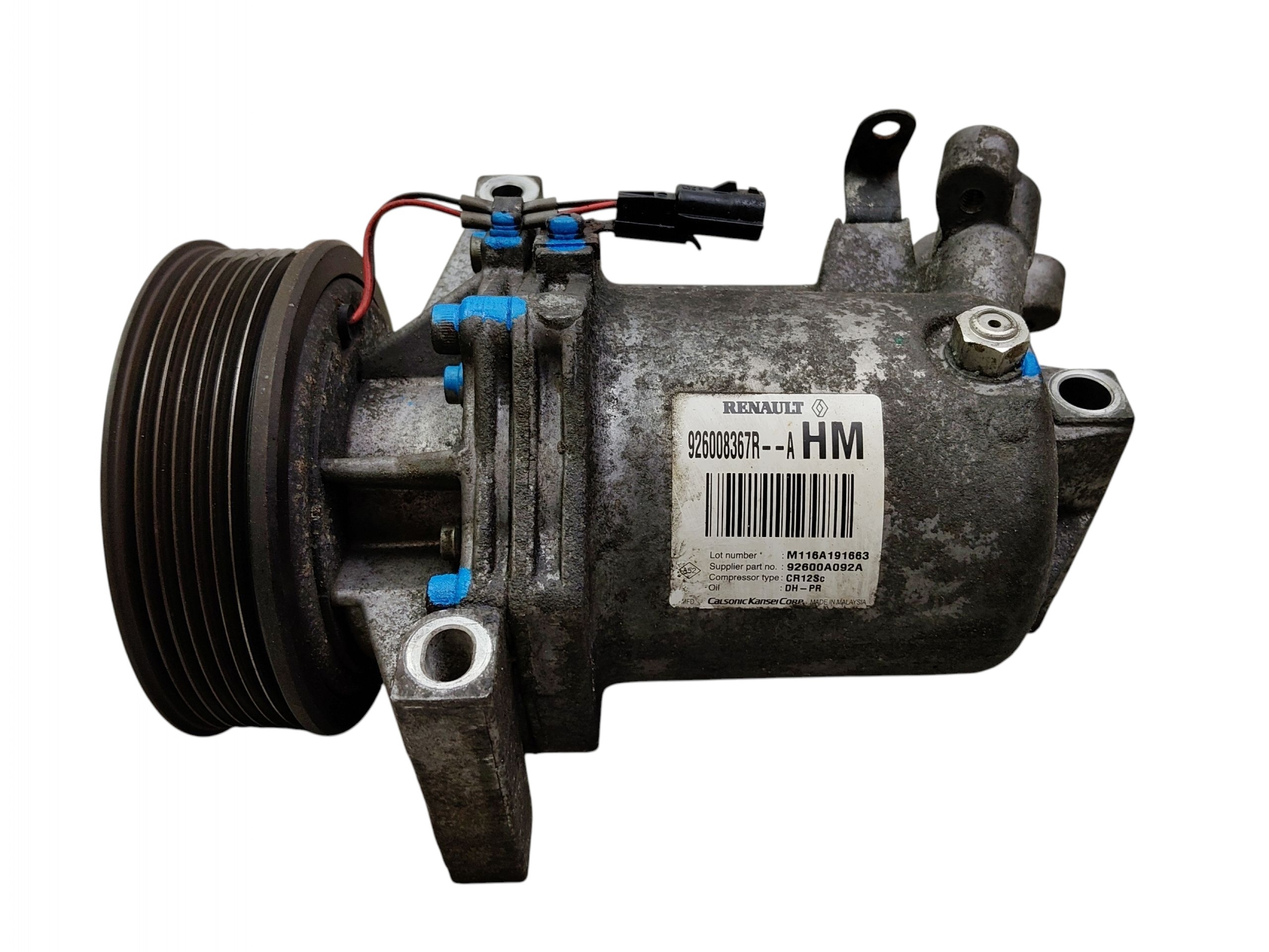 compressor compressor; of the air conditioning DACIA DOKKER DUSTER and LIFT 926008367R