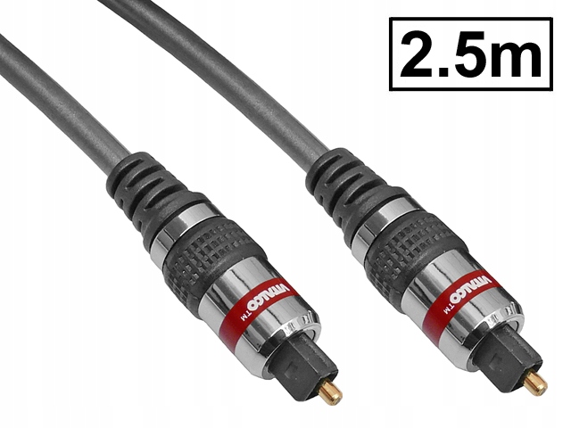

Kabel S/pdif Toslink-toslink Hq Vitalco 2.5m