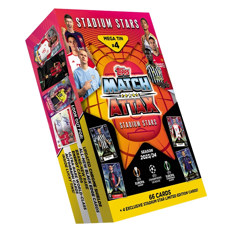 Megapuszka Match Attax Uefa Champions League 23/24 wer. 4