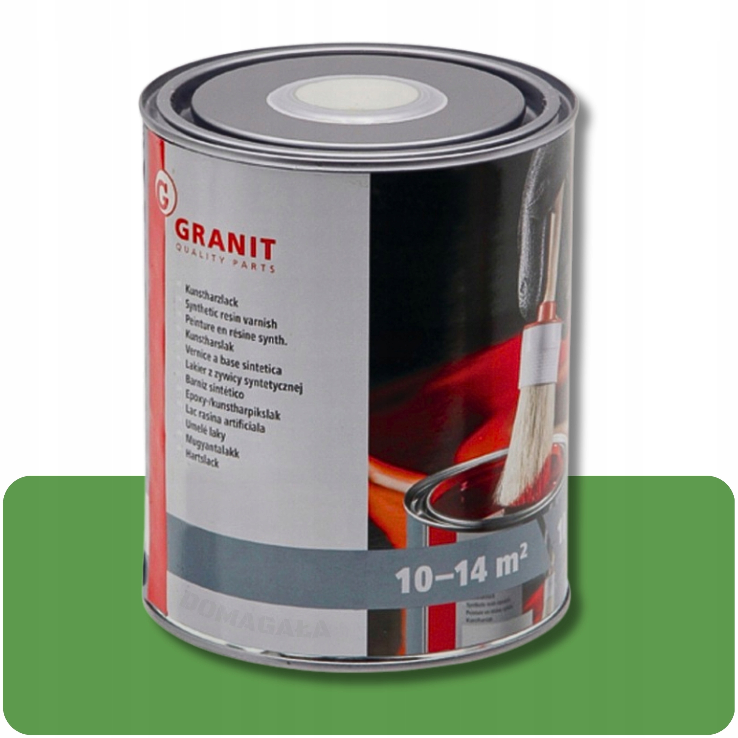 Farba Zielona lakier zielony Amazone Granit 1000ml