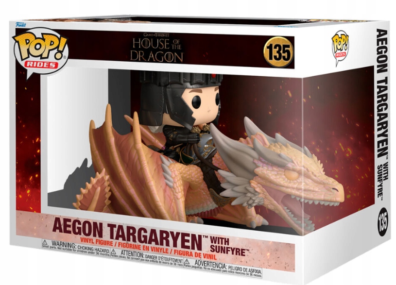 Aegon Sunfyre Smok 135 Dům draka Figurka Funko! Pop