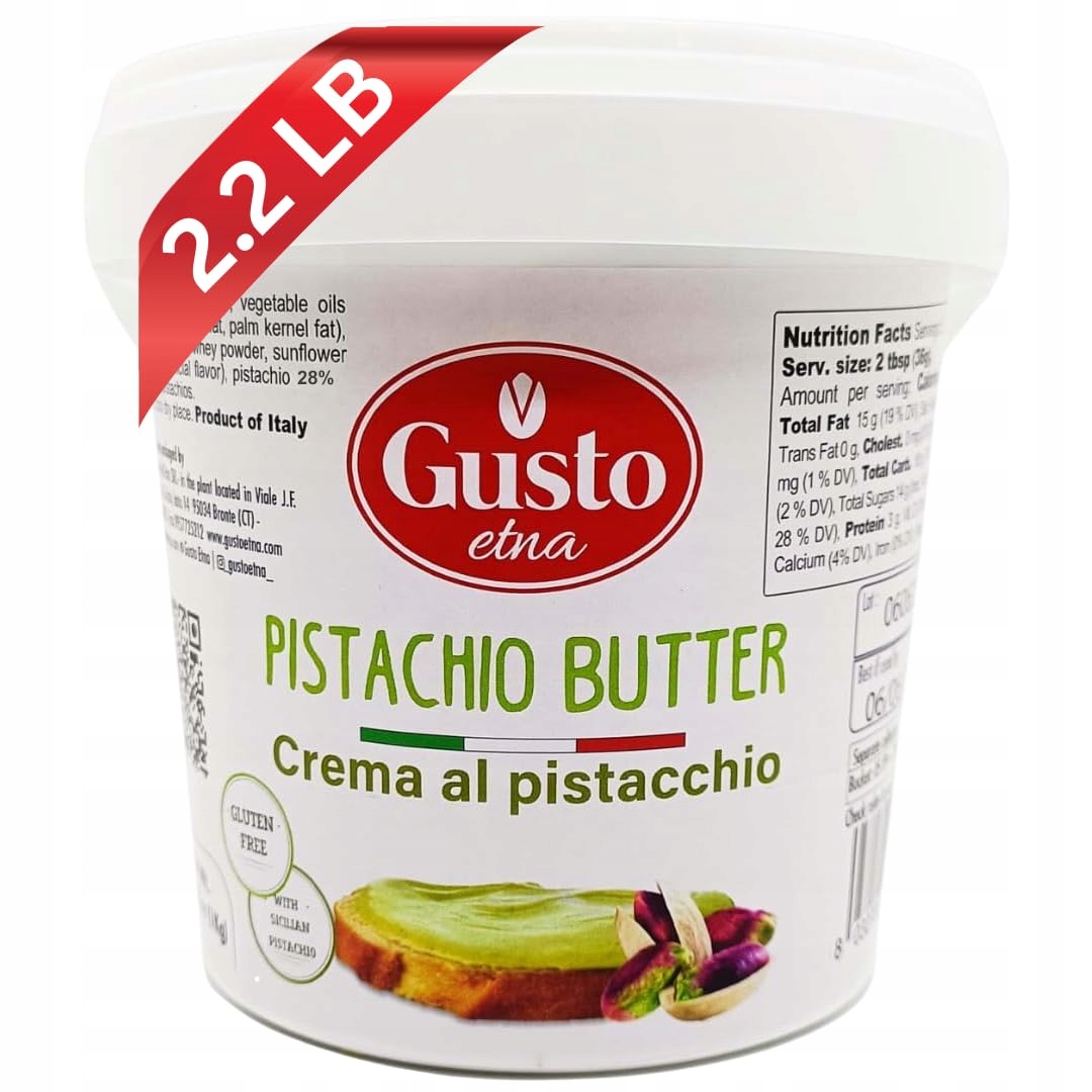 Levně Pistáciový krém Crema al pistacchio di sicilia 1 kg Gusto Etna