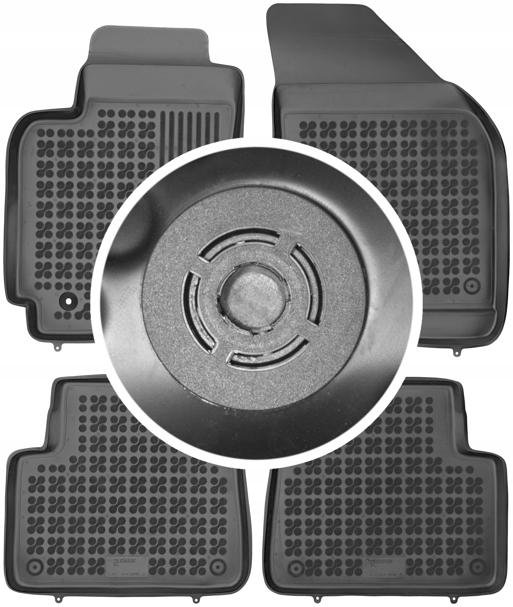 Коврики Маггруппа резиновые 202102 4 el.