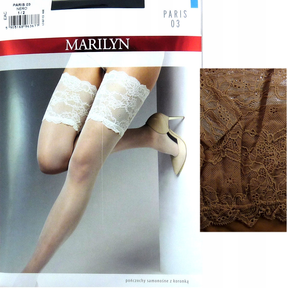 

Marilyn Paris 03 R3/4 pończochy samonośne beige 15