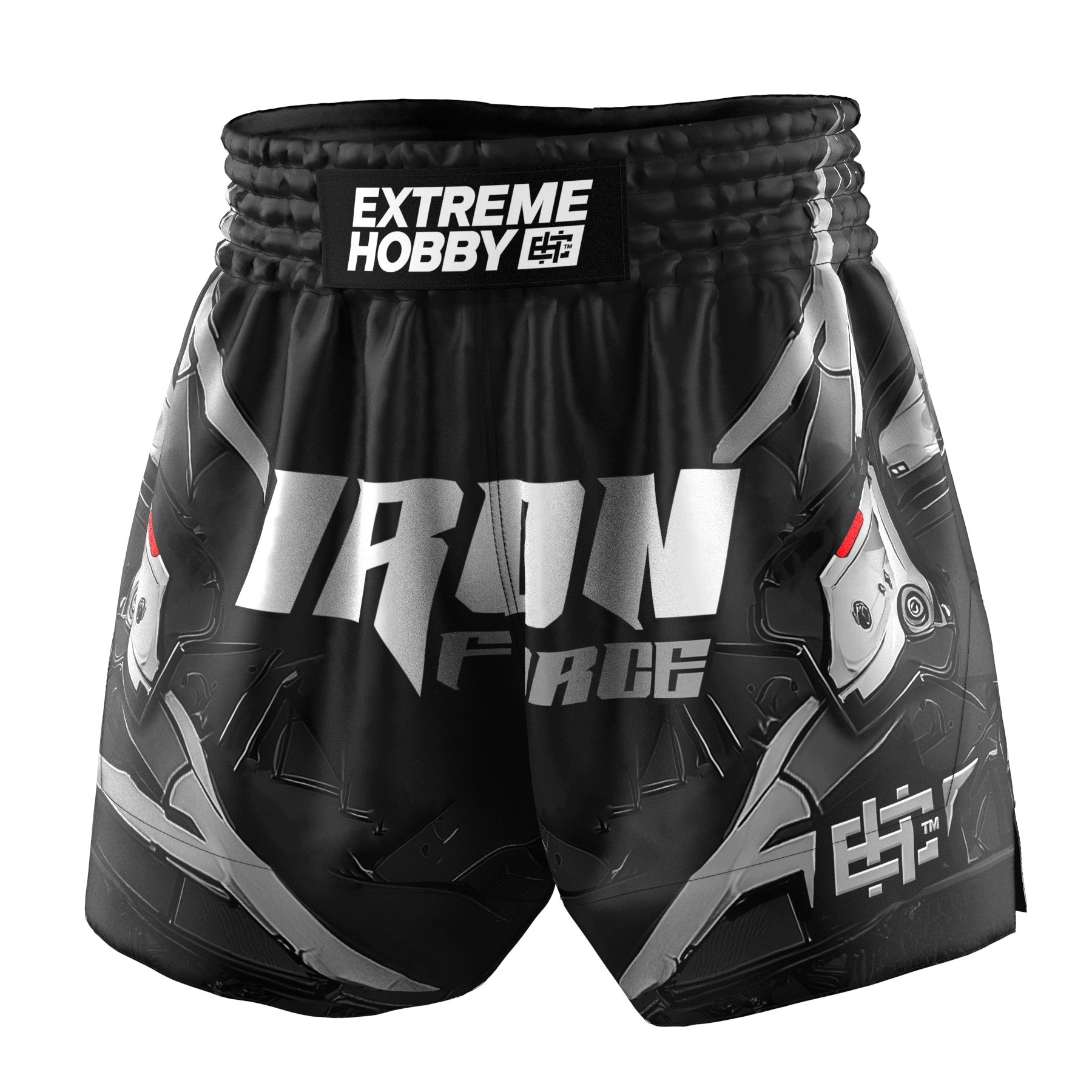 Kraťasy k Muay Thai Extreme Hobby Iron Force XL Bílé
