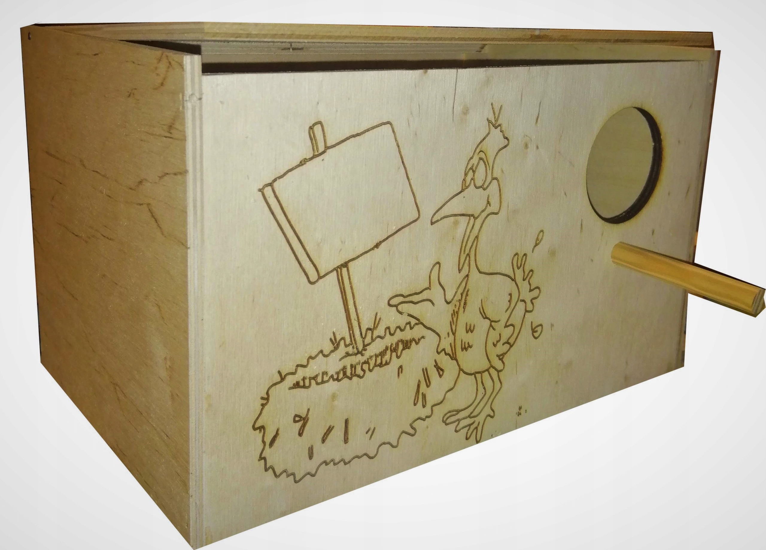 budka lęgowa dla nimfy średnich papug + GRATIS