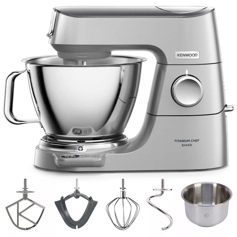 Planetární kuchyňský robot s váhou Kenwood Titanium Chef Baker KVC85.004SI