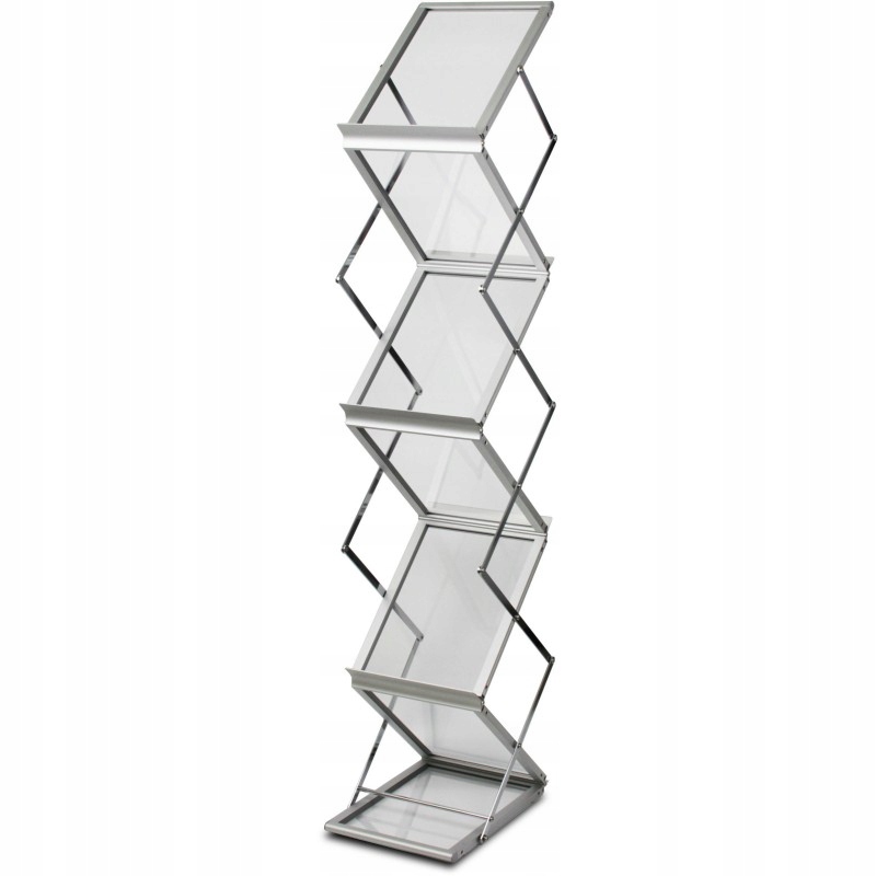 STOJAK NA ULOTKI Z-SHAPE DWUSTRONNY + TORBA