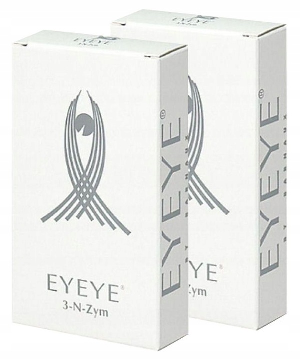2 x Tabletki Odbiałczające Do Soczewek Eyeye 3-N-ZYM 10SZT
