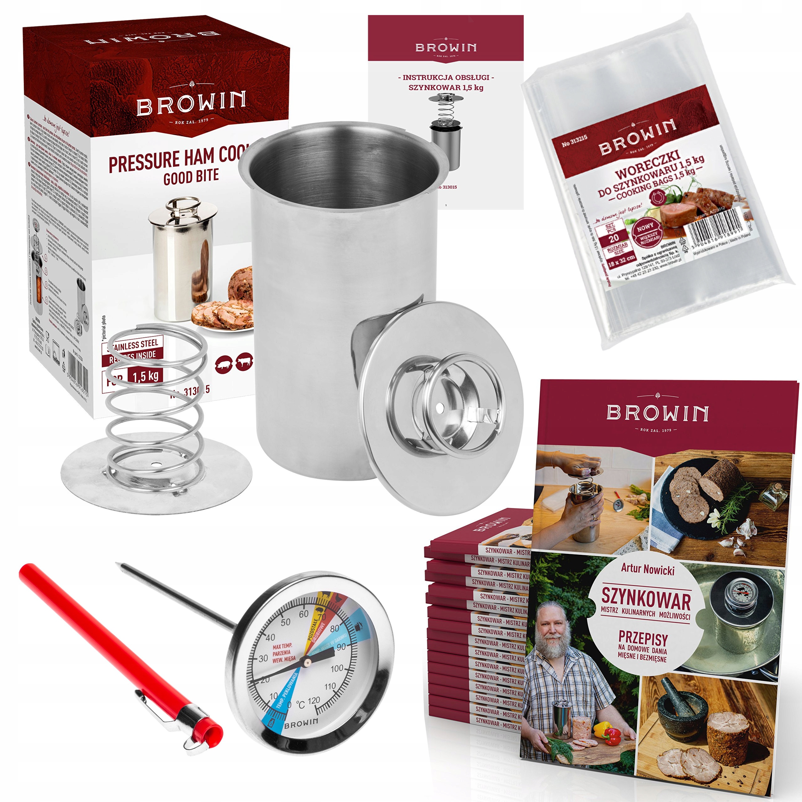 

Szynkowar Termometr Worki Stal Nierdzewna Przepisy