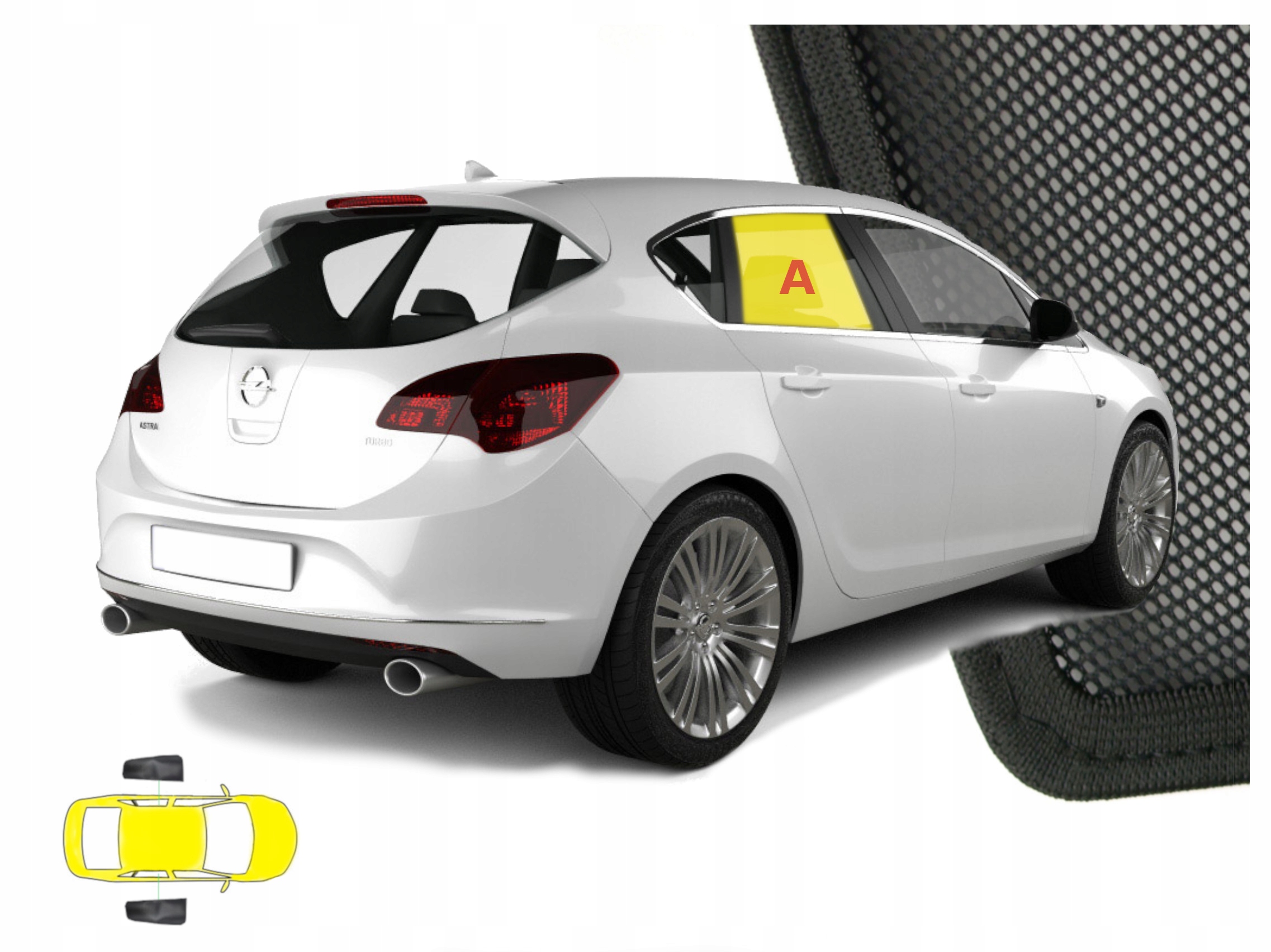 Sluneční clony Astra J htb