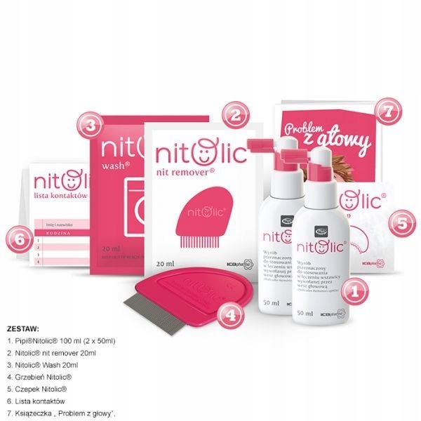 

Pipi Nitolic Zestaw przeciw wszawicy, 100ml