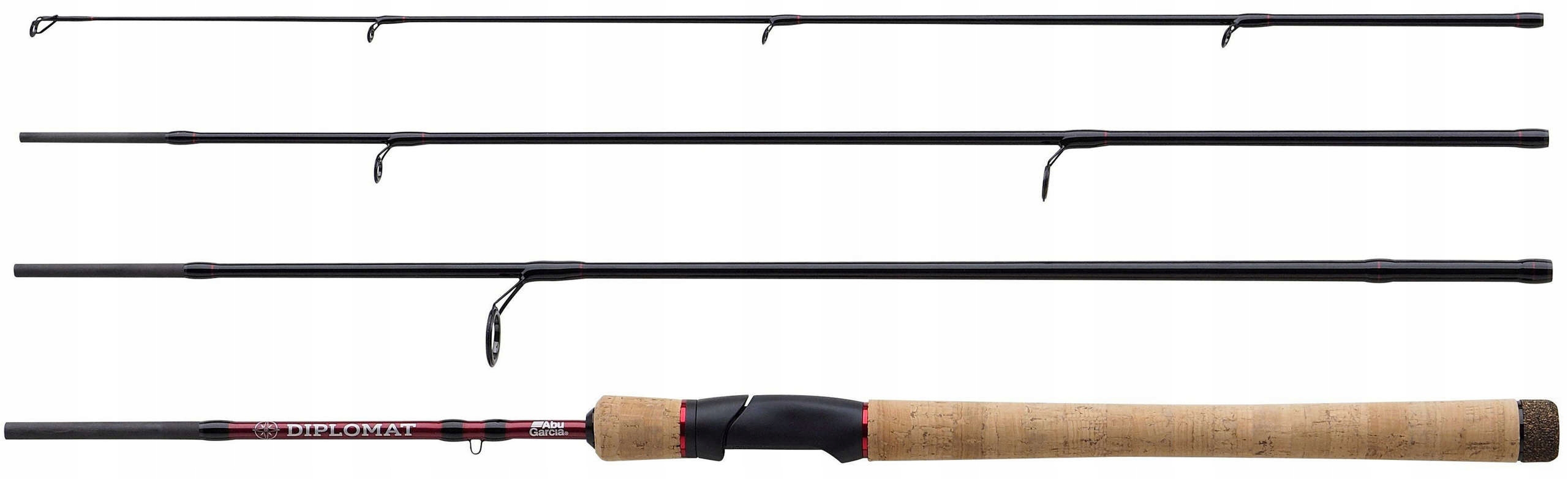 Abu Garcia Diplomat V2 2,74 m 12-32 g Spinning Prut Travel Ochranná tuba