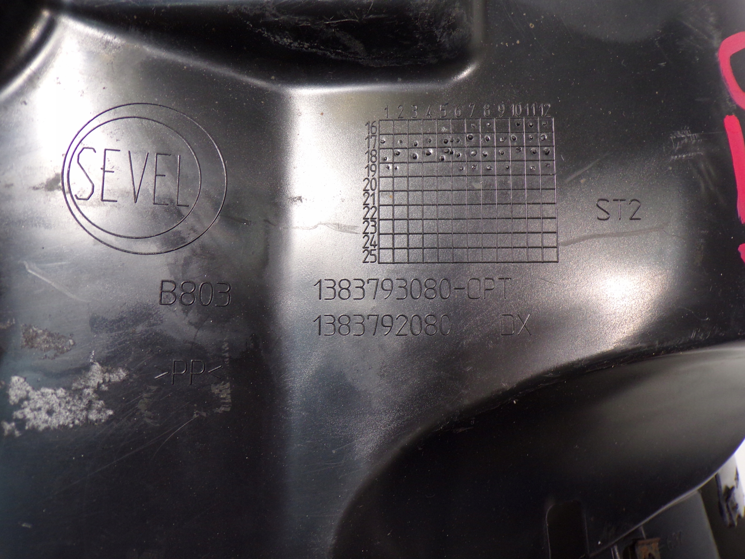 DUCATO JUMPER BOXER 14- mudguard right ORYGINALNE new