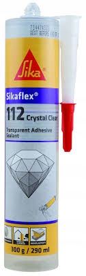 SIKA klej uszczelniacz Sikaflex Crystal Clear 112 KRYSTALICZNIE BEZBARWNY