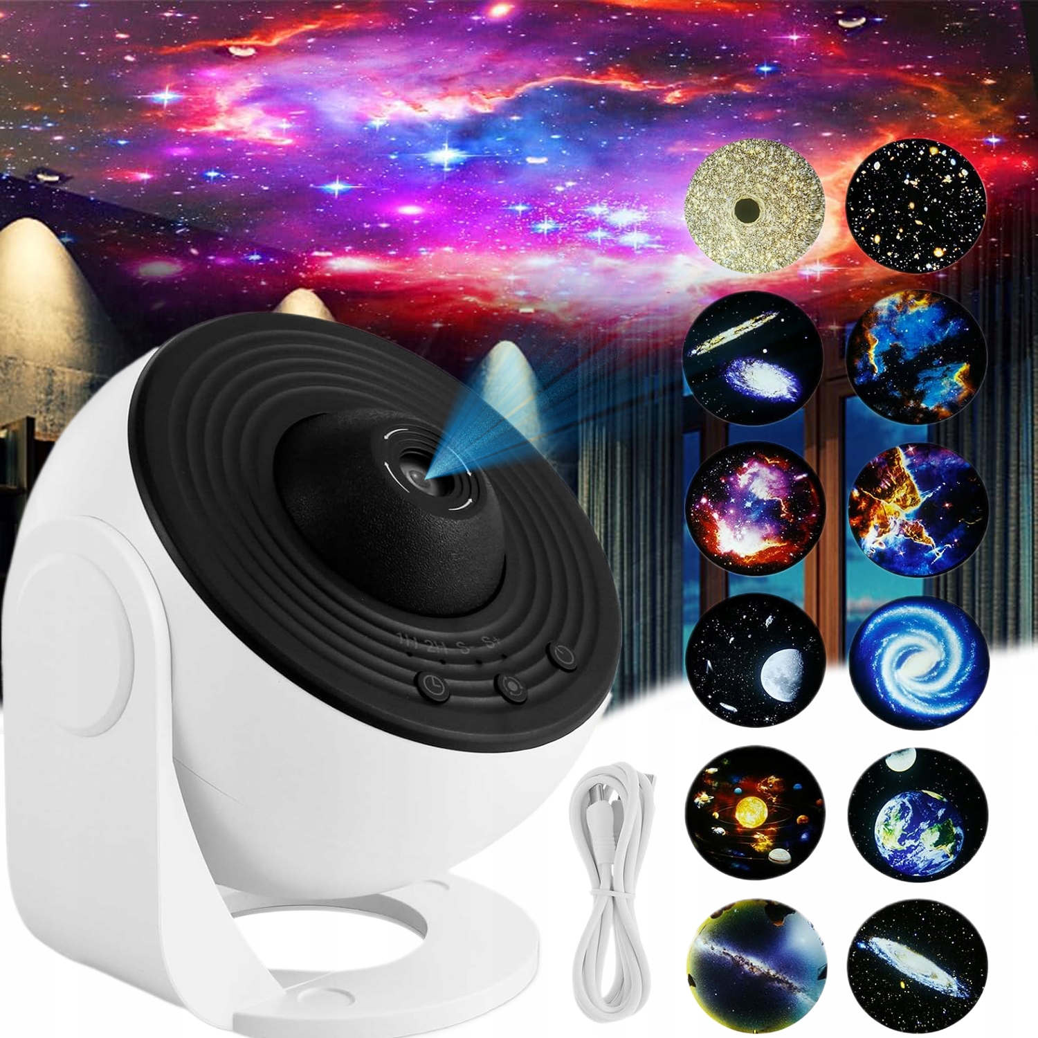 Projektor Noční Oblohy Noční Lampa laserový Led projektor pro děti