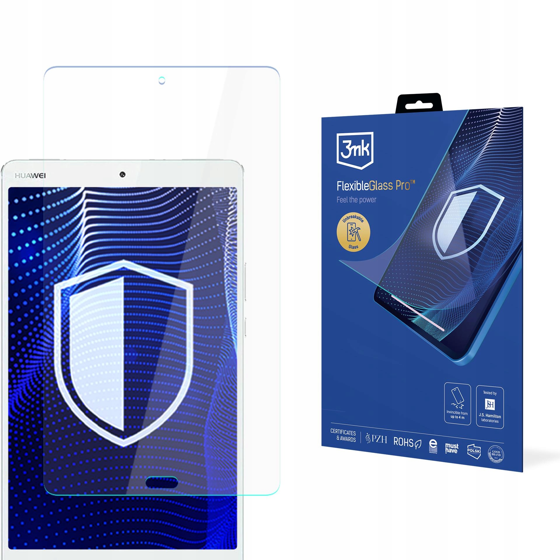 Hybridní Sklo na displej pro Huawei MediaPad M3 8.4" 3mk FlexibleGlass Pro