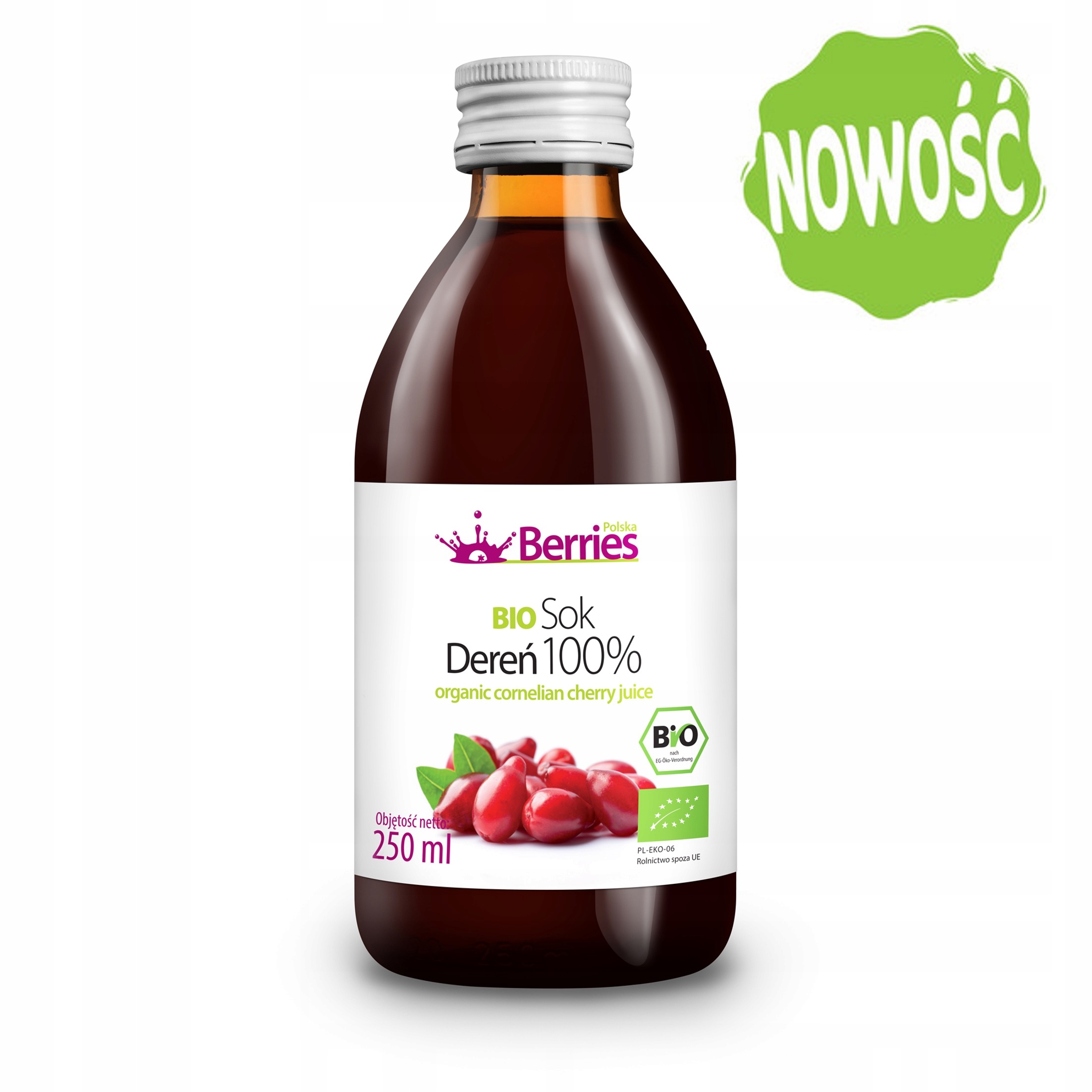 

Sok Bio Dereń 100% ekologiczny sok z Derenia 250ml