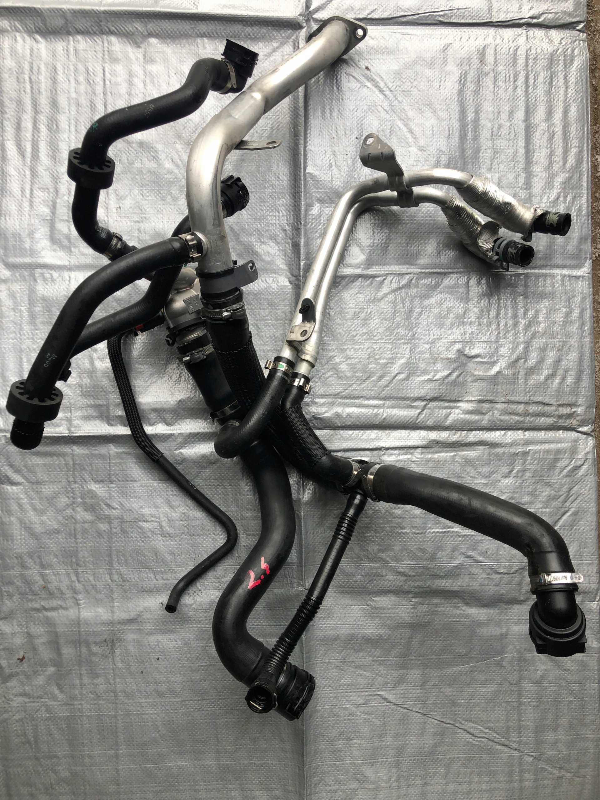 JEEP RENEGADE ШЛАНГИ ВОДОПРОВОДНЫЕ ТРУБЫ 2.4 КОМПЛЕКТ 17R