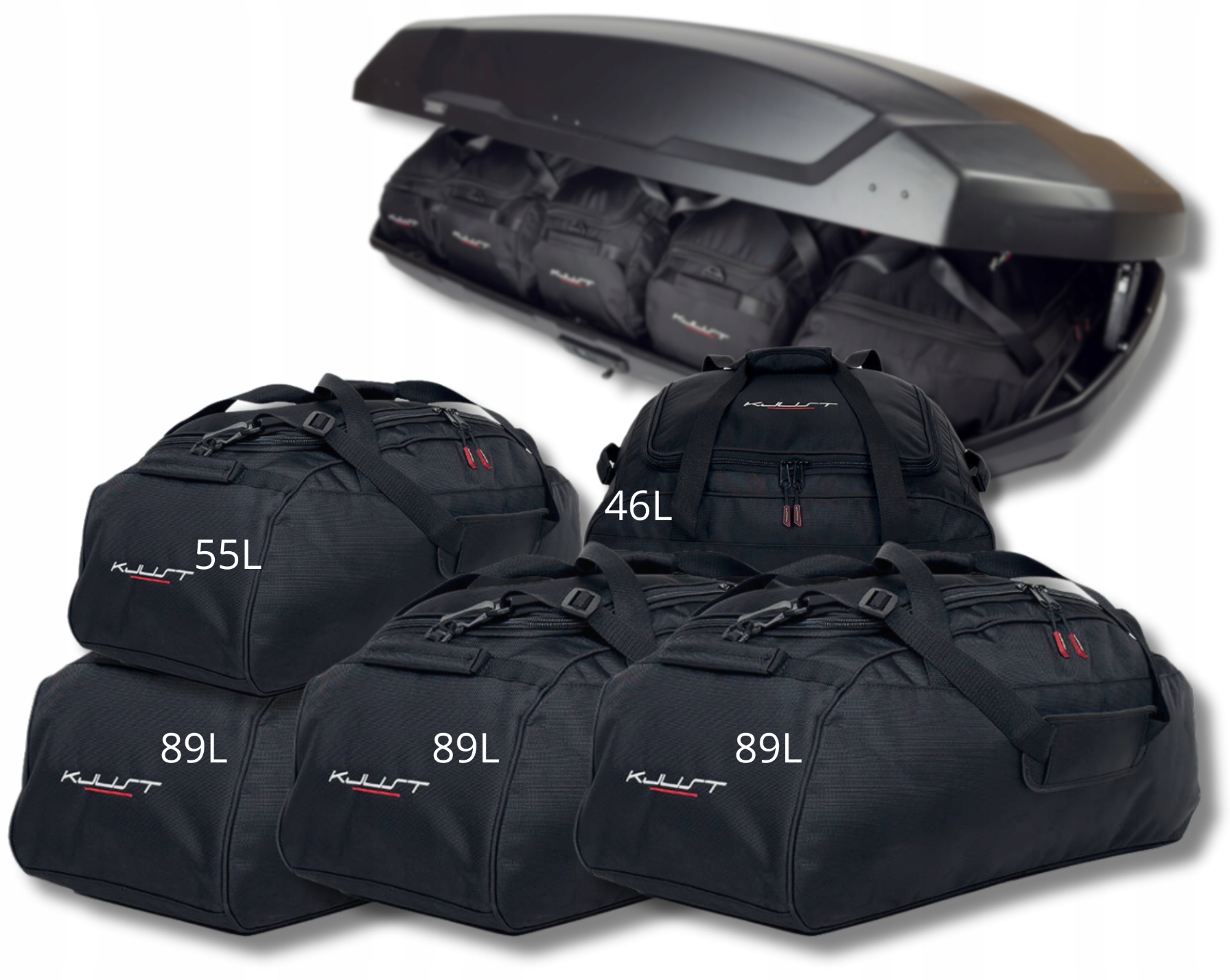 Sada boxovacích tašiek Kjust Thule Force 3 XL