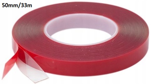 50 mm/33 m 1 mm Silná Oboustranná Akrylová Gelová Páska extra silná