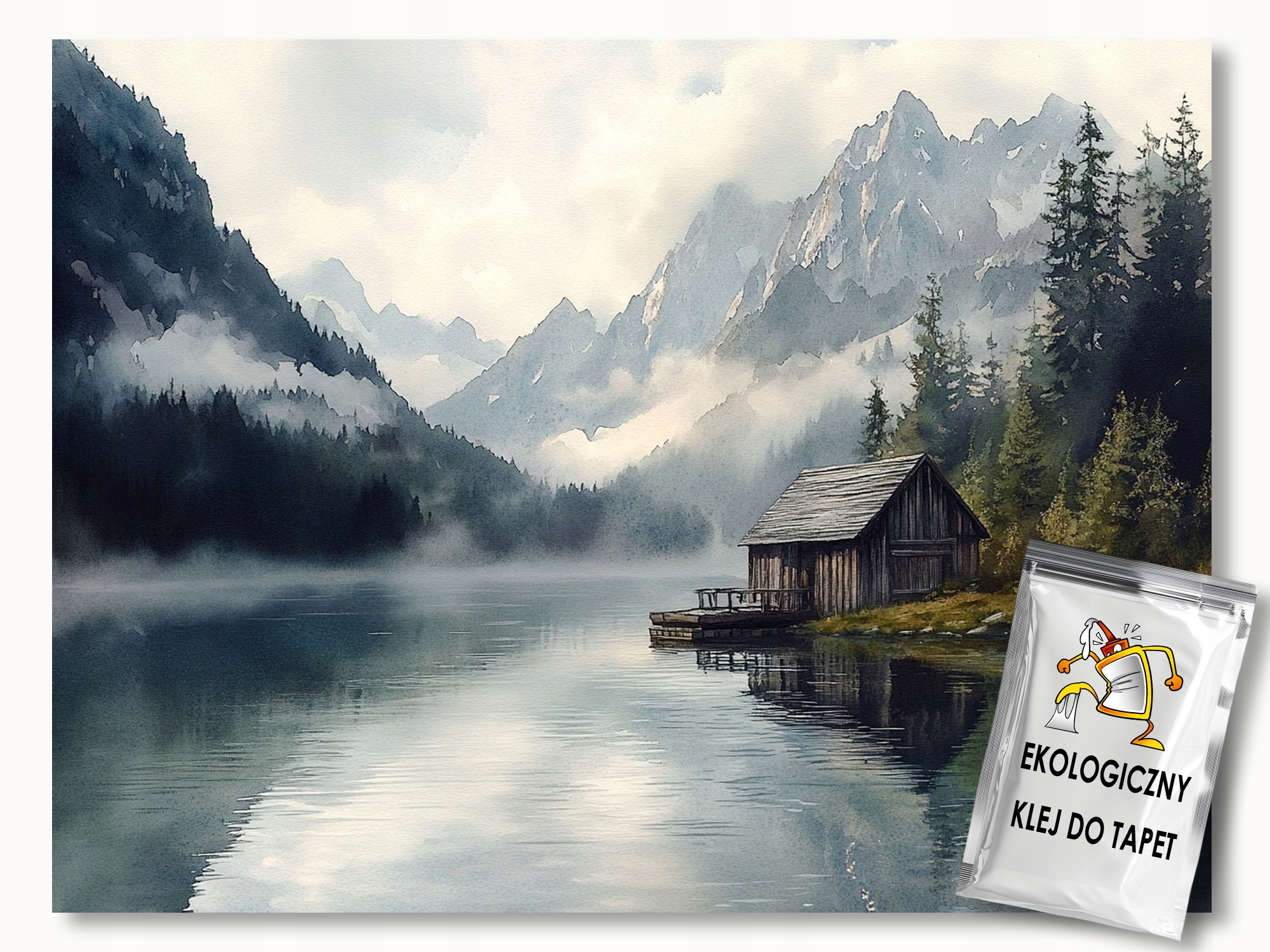 Fototapeta Flizelina Krajina Norsko Hory Jezero Fiord 200x140 110g