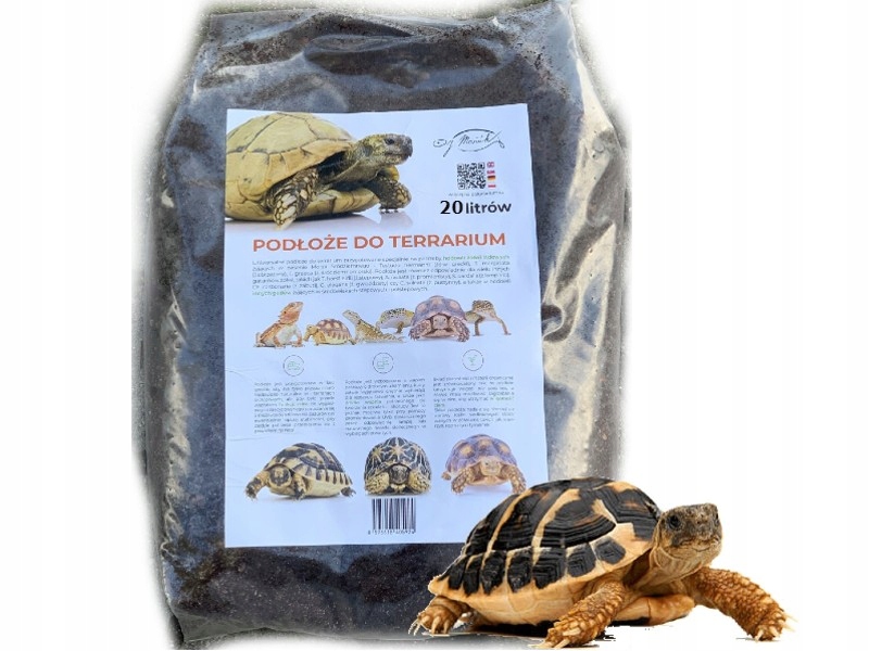 

Podłoże dla żółwia lądowego do terrarium 20L Marak