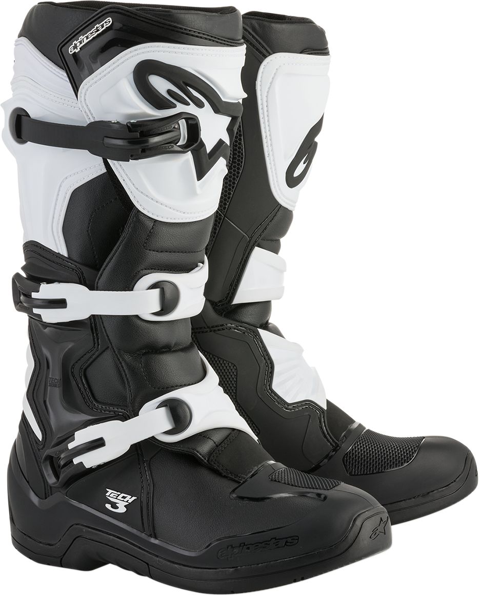 Topánky Na Cross Alpinestars Tech 3 Bk/wt 7 (40,5)