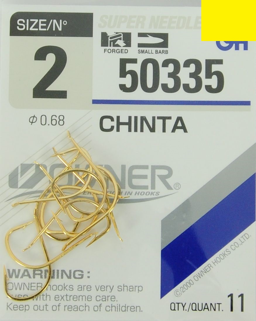 Nr 2 Haczyki Owner Chinta 50335 Złote Leszcz Lin Płoć