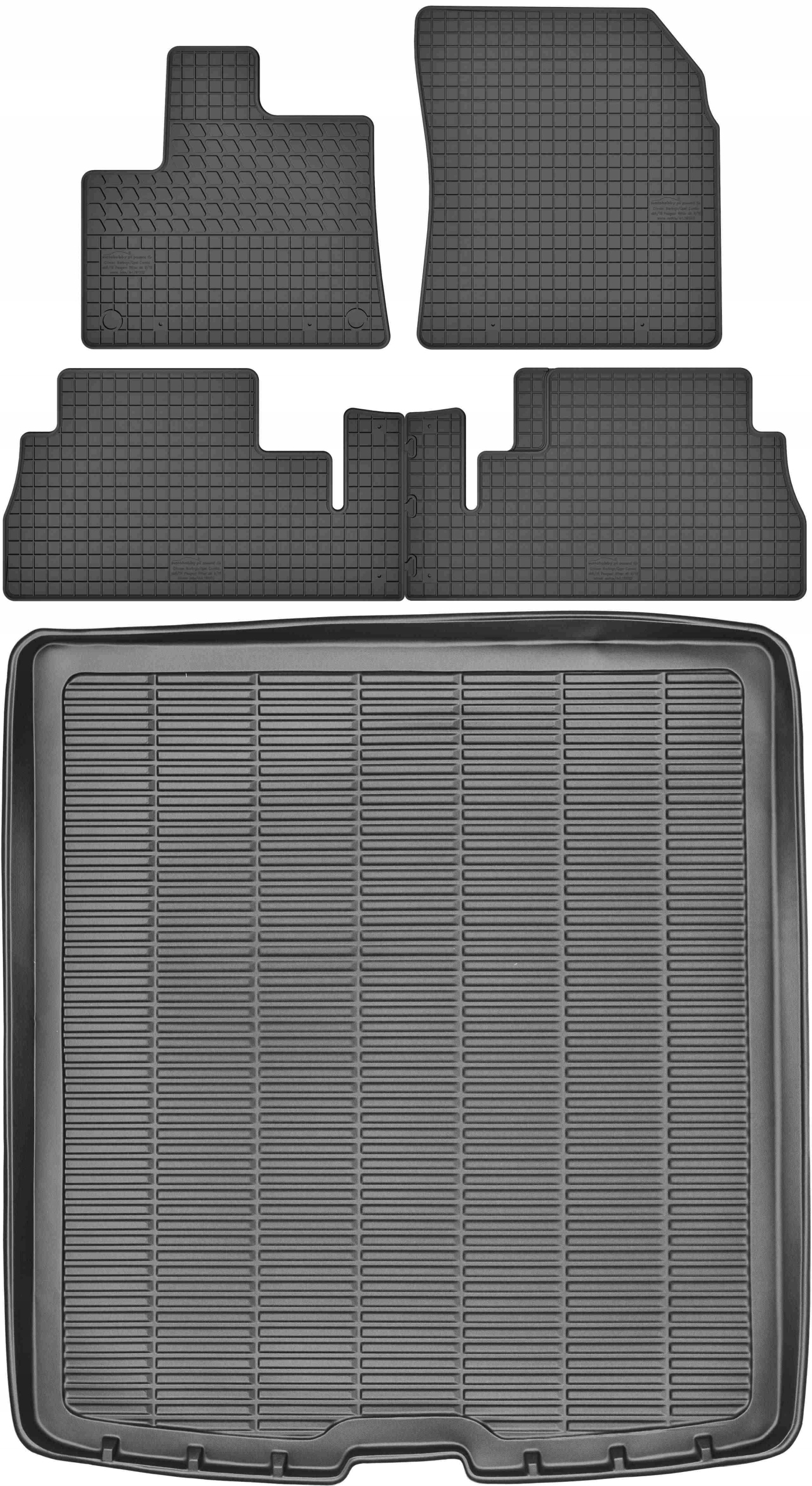 Berlingo III Kombivan 2018- Gumové rohože rohož