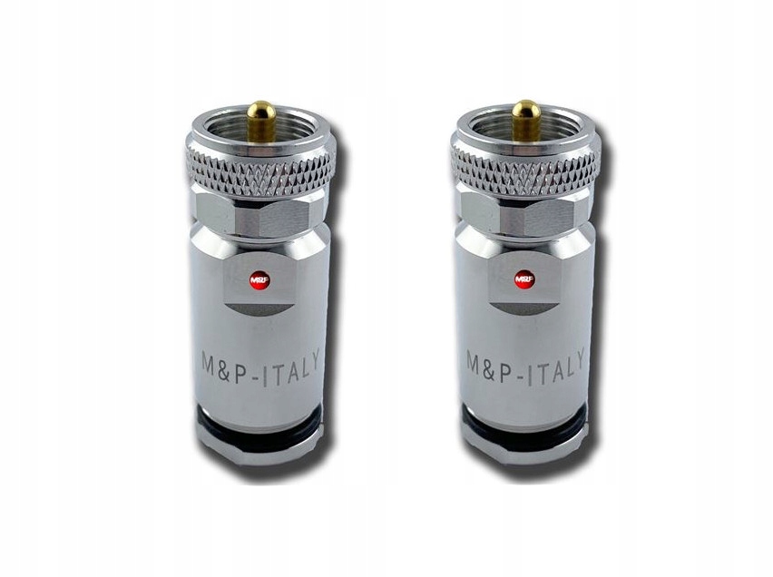 2x wtyk UC1 skręcany Messi Paoloni na kabel HyperFlex 10 RG-213 Airborne 10