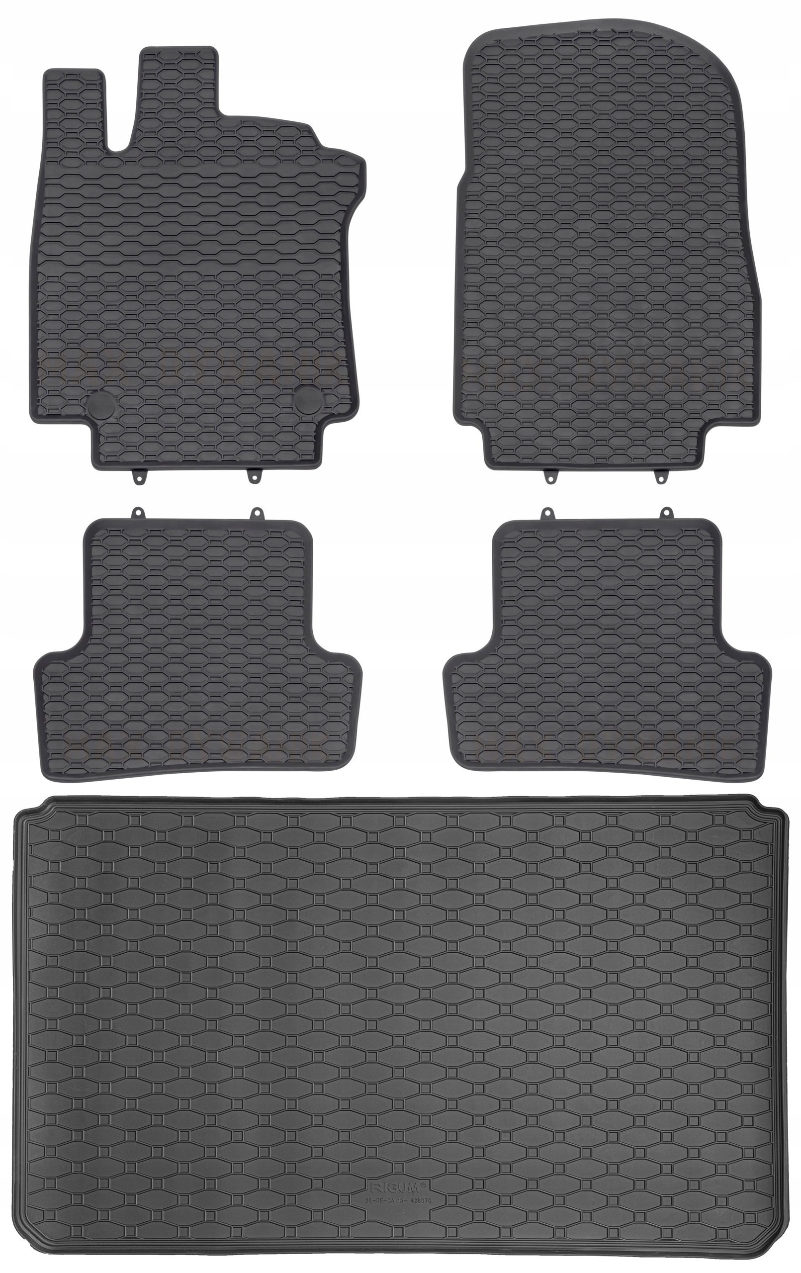 Renault Captur I Crossover 2013-2019 Koberce rohož do auta